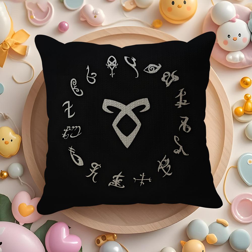 Hot TV Series S-Shadowhunters Pillow Case Pattern Printed Pillowcase for Living Room Sofa Cushion Cover & Bedroom Decor