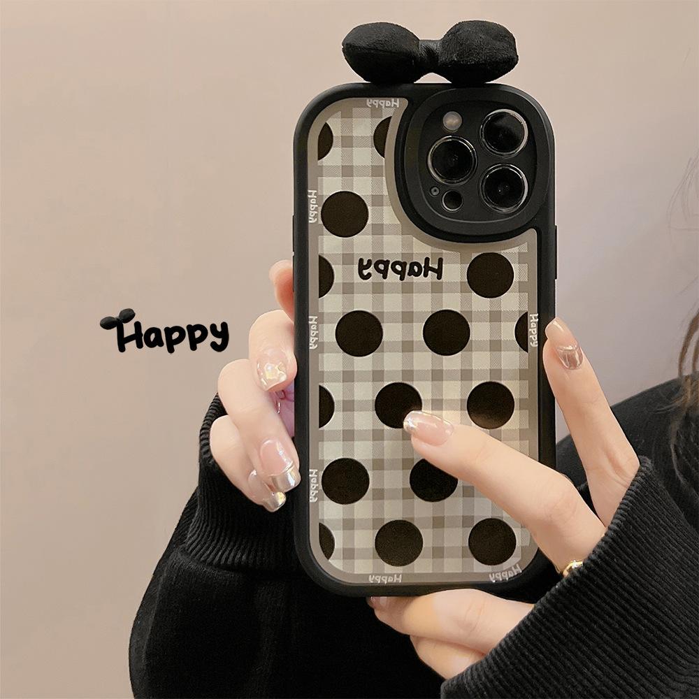 Small Fresh Flowers 12 Suitable for Iphone15pro Max Apple 8 Mobile Phone Case 16 Soft 15 Bow Xs Set 13