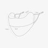 Women 3D Stereo Sun Protection Mask UPF50+, Ice Silk Anti Ultraviolet Face Mask, Eyewrap Design Adjustable String Breathable Summer Outdoor Mask