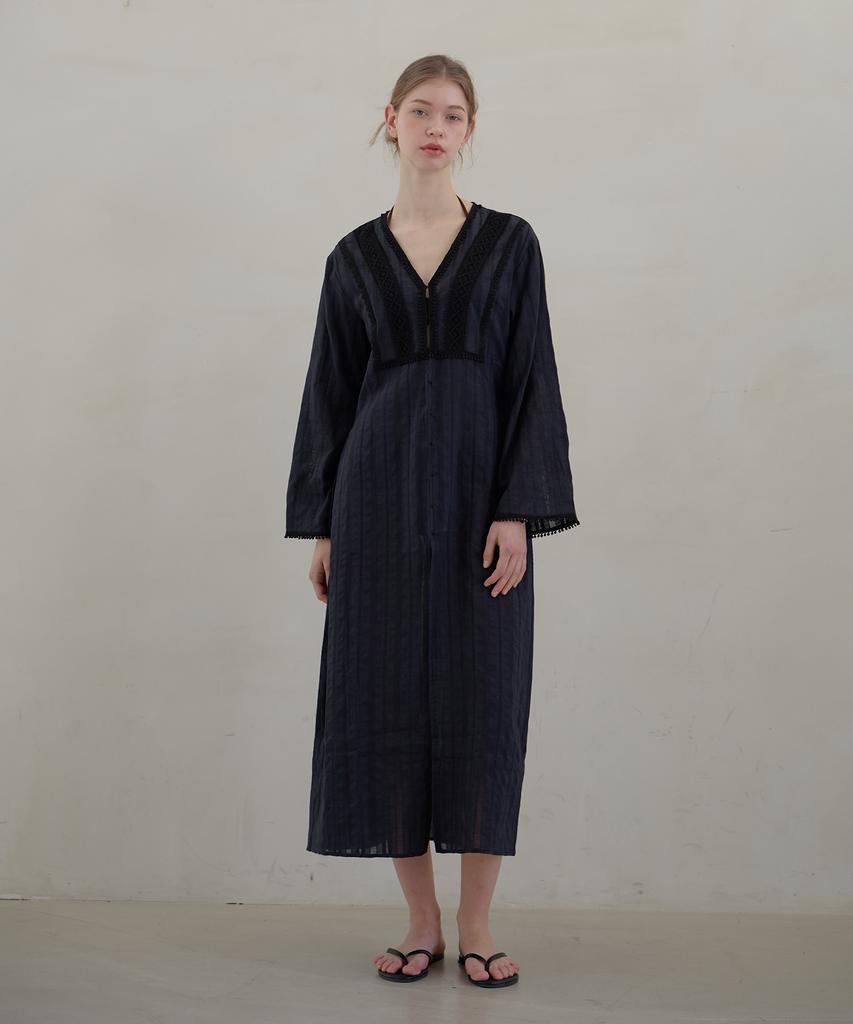 Atempo Kaftan Robe Onepiece_Black
