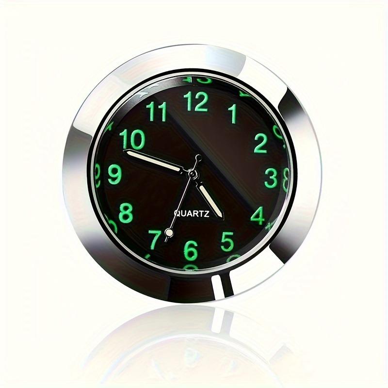 

Luminous Mini Quartz Car Clock Luminous Dashboard Decoration Stylish and Precise срібний