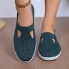Fashion Women's Vulcanize Shoes Fashion Slip-on Mesh Light Ladies Shoes 2025 New Shallow Plus Size Comfortable Casual Shoes for Women