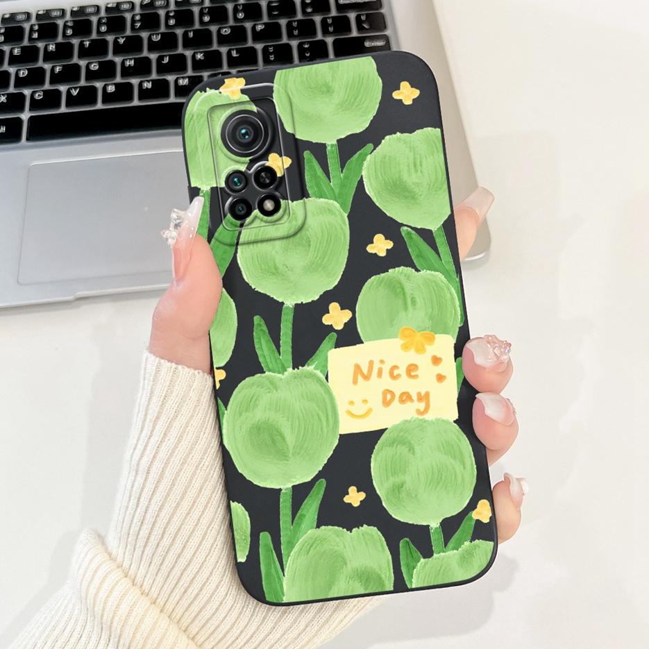 For Xiaomi Mi 10T Case Stylish Candy Painted Cover Shockproof Soft Silicone Phone Case For Xiaomi Mi 10T Pro Mi10T 10TPro Bumper