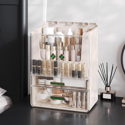 Cosmetic Display Case Storage Box Makeup Organizer Make Up Holder for