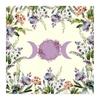 Moon Flower Pattern Astrology Tablecloth Tarots Divinations Tablecloth Altars Cloth Divinations Board Game Accessories