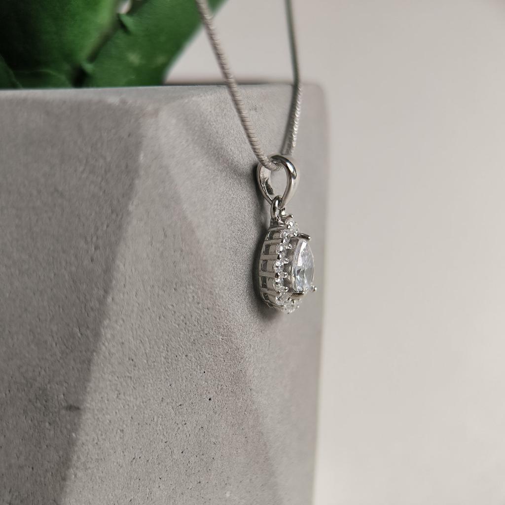 Серебряная подвеска с фианитами (2207498)