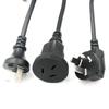 16A Three-Pin Power Cord with Right Angle C19 Plug, 3-Core, 2.5mm² Cable