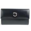 PANTHERE 2-fold Long Wallet Long Wallet Leather Black/SilverHardware