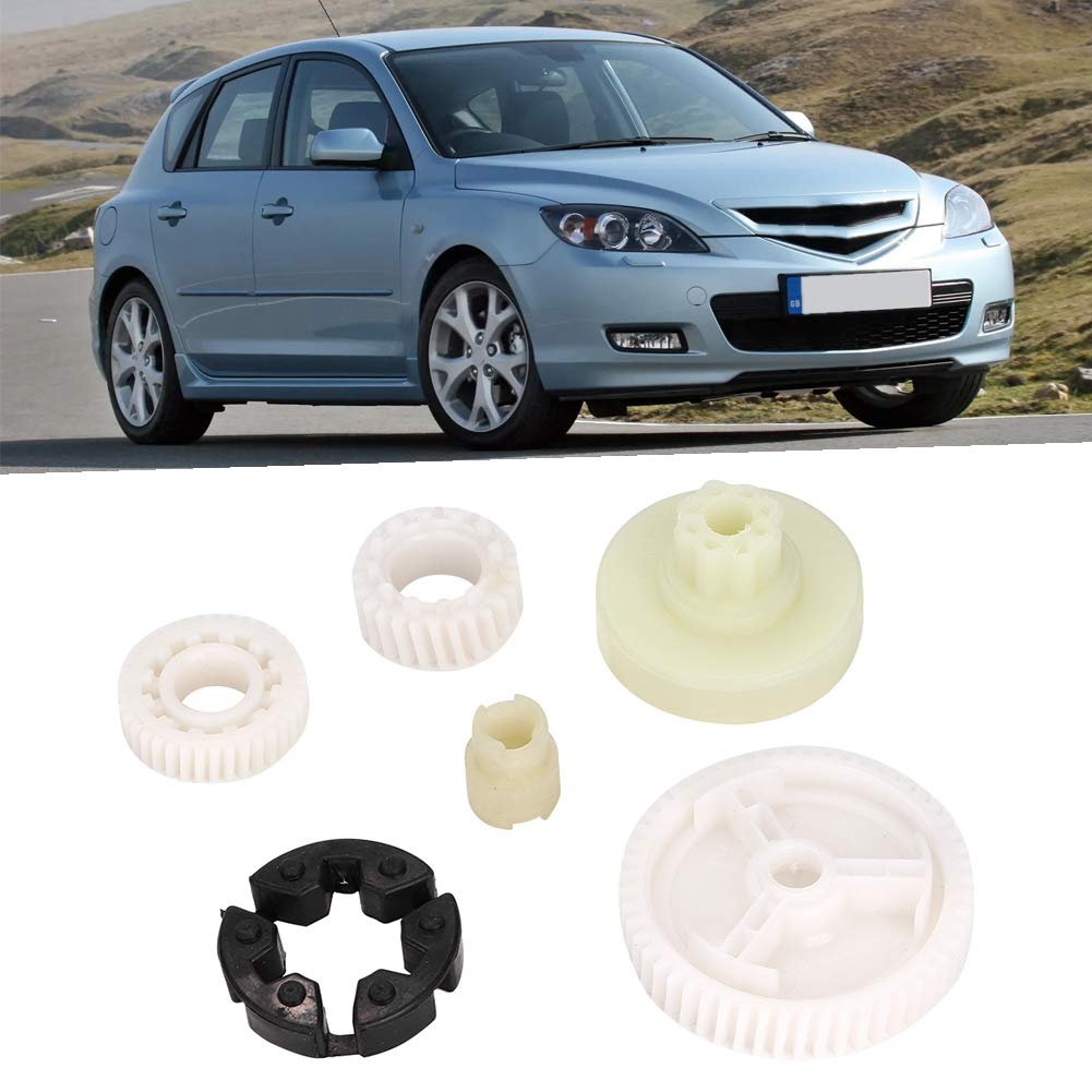 Gorgeri 6 Pcs Power Window Lift Regulator Motor Gear Repair Kit Front/Rear Power Window