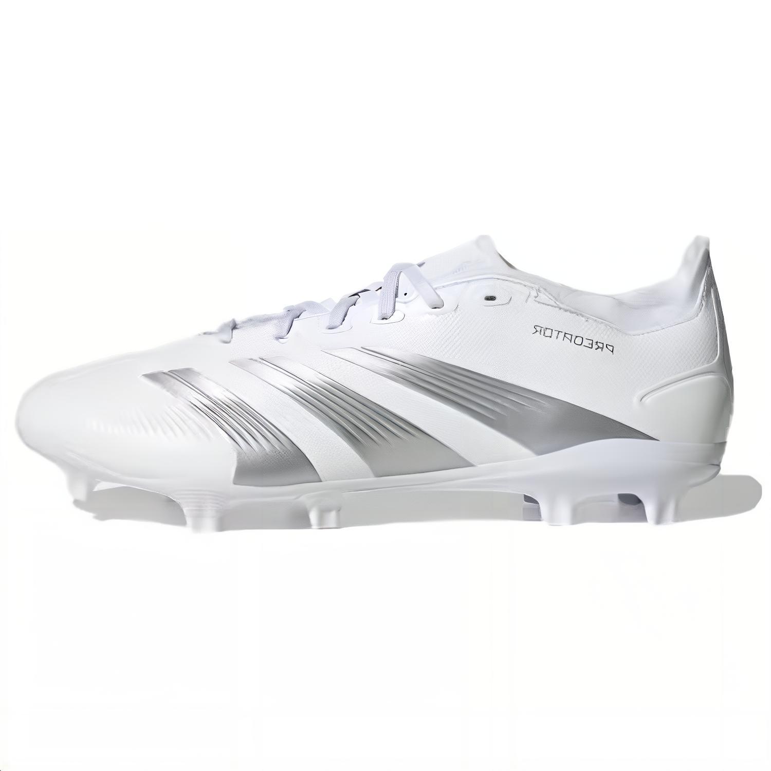 Кроссовки Adidas Predator 24 League FG Pearlized Pack Унисекс Белый Cloud-White Серебристый-Металлик IE2372 46⅔