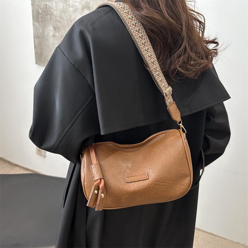 Trendy Pillow Bag For Women In Black Khaki And Brown Stylish Soft Pu Material