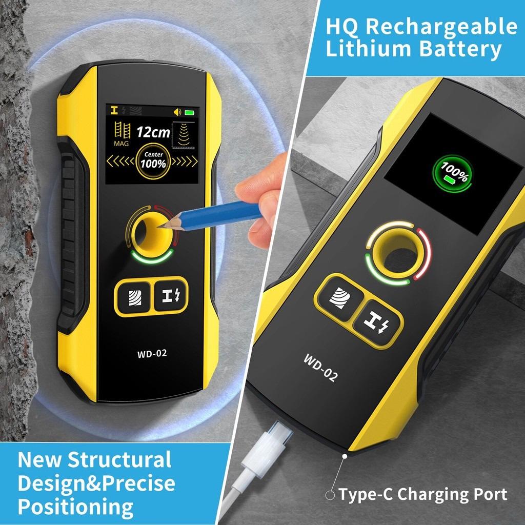 Scanner Precise Safe Drill Hole Tools for AC Live Cable Wires Metal Wood Stud Finder Portable Wall Detector