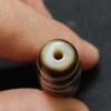 Premium 5A Oil Patina Weathered Agate Dzi Bead with 3 Eyes