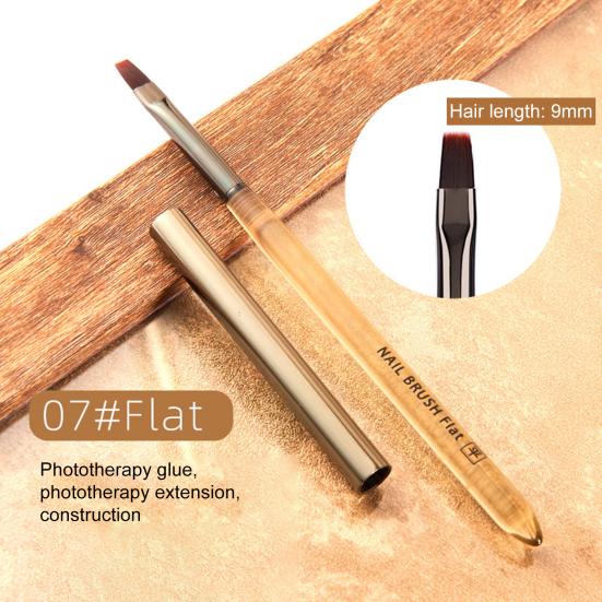 Nail Art Stripes Lines Brushes with Nylon Bristles DIY Painting Flower Brush Drawing Pen Dotting Tools Manicure Tool