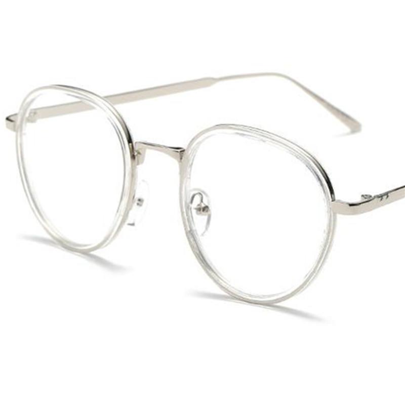 Fashion Campus cultural Eyeglasses Alloy Frame Spectacles Retro Google Fragmented Flowers Ornamental Classic Optical Glasses