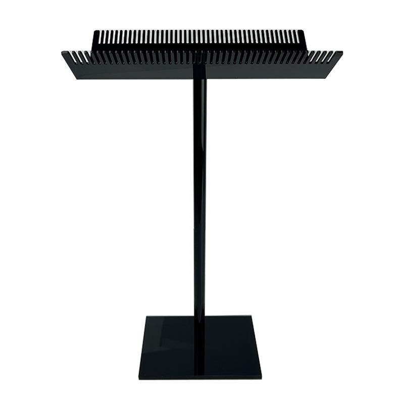 

Acrylic Wig Display Stand - Black Adjustable Height Detachable Hair Extension Organizer for Salon & Home Use | Durable PMMA Wig Showcase with Non