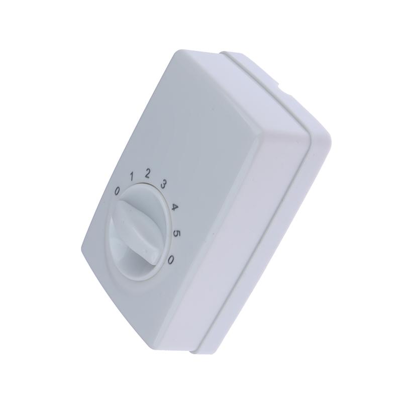 Kein Schweißen erforderlich Installieren Allgemeiner Deckenventilator-Drehzahlregler Drehzahlregler Elektrischer Ventilator-Panelschalter Fünf Gänge einstellbar