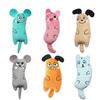 Cute Cat Toys Funny Interactive Kitten Plush Toy Chewing Squeaky Toy Pets Accessories