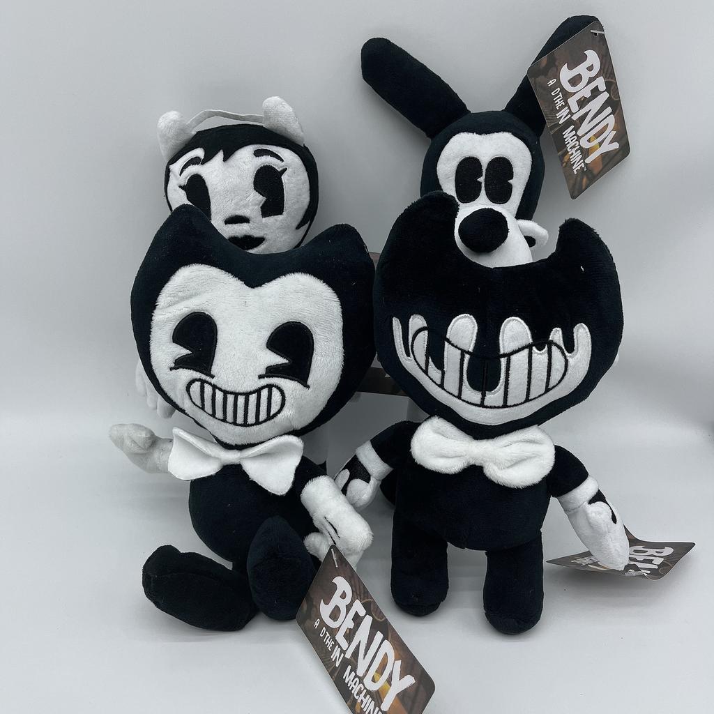 Thriller Game Bendy And The Ink, Plush Toy With Bendy Dog And Girl Doll