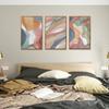 3pcs/Set Abstract Canvas Wall Art Painting Colorful Red Green Yellow Blue White Modern Bedroom LivingRoom Office Home Decoration