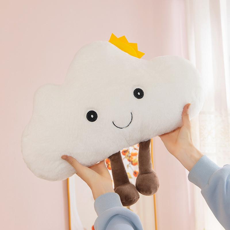 Cloud Pillow Plush Cushion With Cotton Filling For Bedroom Decor And Cozy Comfort
