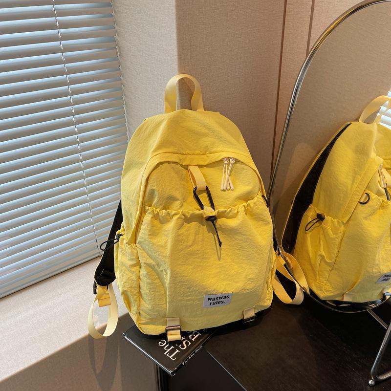 Sommer neuer einfacher Rucksack weiblich Student Schultasche große Kapazität Pendlerrucksack vielseitig