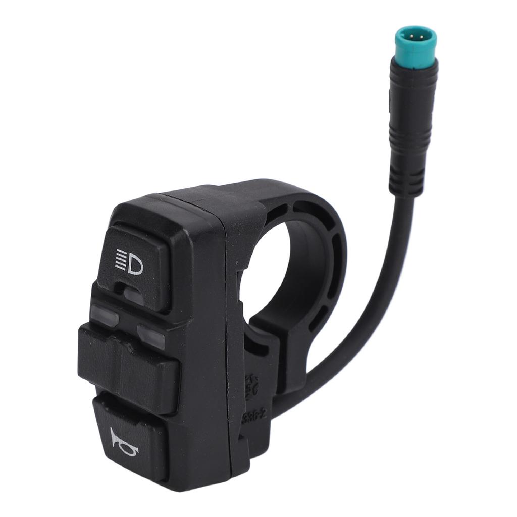3 i 1 Elektrisk Sparkesykkel Funksjonsbryter ABS Frontlys Horn Blinklys Kontrollbryter for KUGOO M5