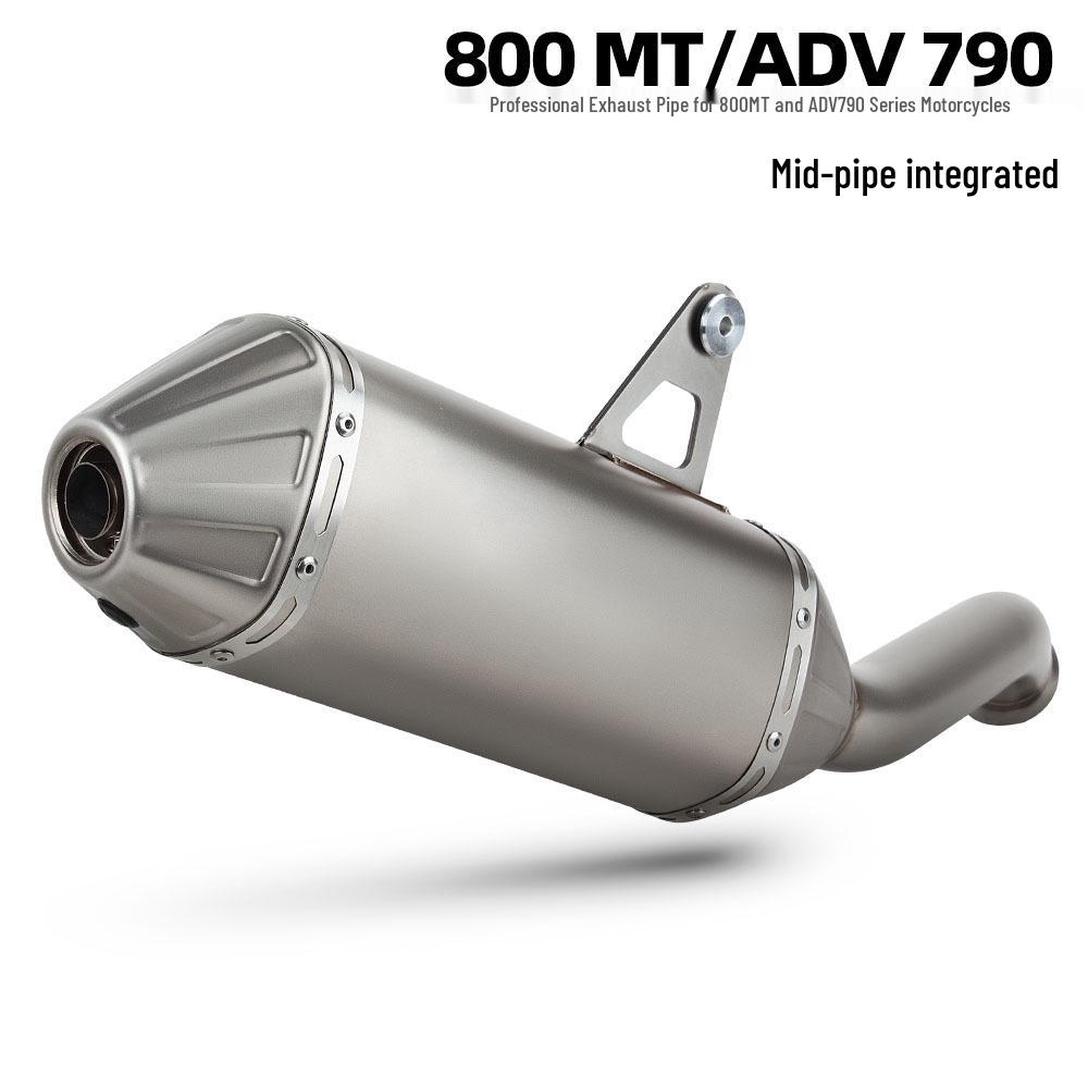Stainless Steel Mid-Tail Exhaust Pipe for CFMOTO 800MT Dirt Bikes