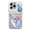 Silver Cute Cartoon iPhone Case - Compatible with iPhone 17, 16 Pro, 15 Pro Max, 14 Pro, 13