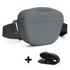 Silicone Dog Training Waist Bag: Portable Outdoor Crossbody Pet Treat Holder