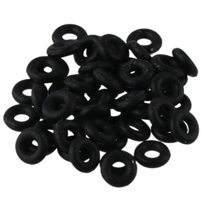 50PCS Nitrile Rubber Rubber O-Ring Kit Black Metric Sealing Gasket  Air or Gas Connections