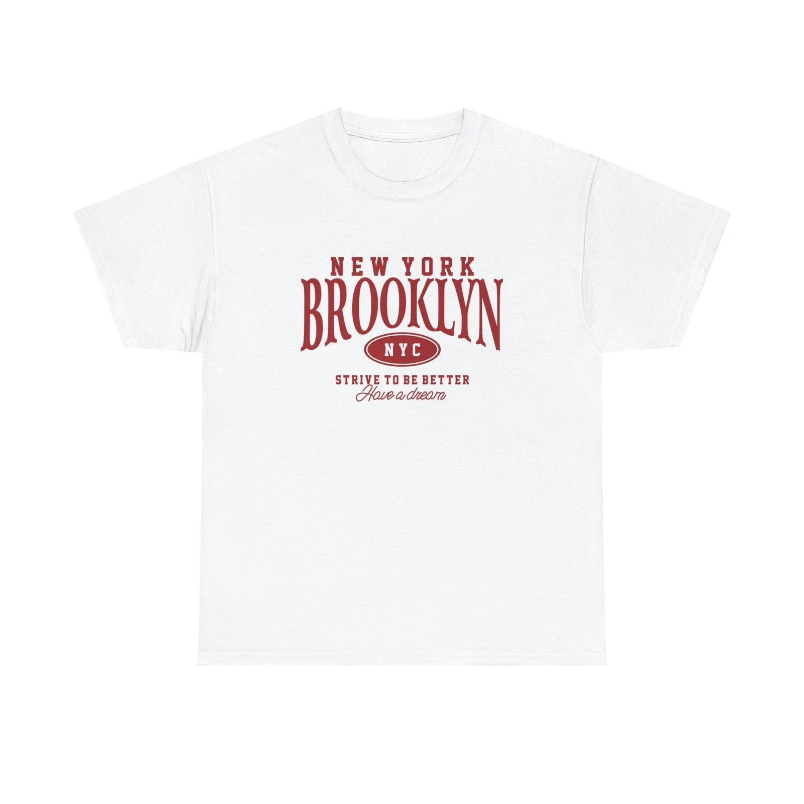 Men s and Women s T-shirts New York Brooklyn Graphic XL