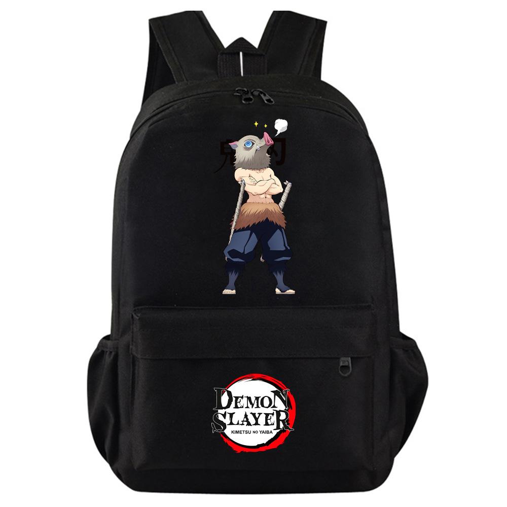 Anime Κινούμενο Σχέδιο Demon Slayer Εκτυπωμένο Σακίδιο Πλάτης Φοιτητική Πολύχρωμη Σχολική Τσάντα Μεγάλης Χωρητικότητας Αδιάβροχη Ταξιδιωτική Τσάντα Mochila Δώρο
