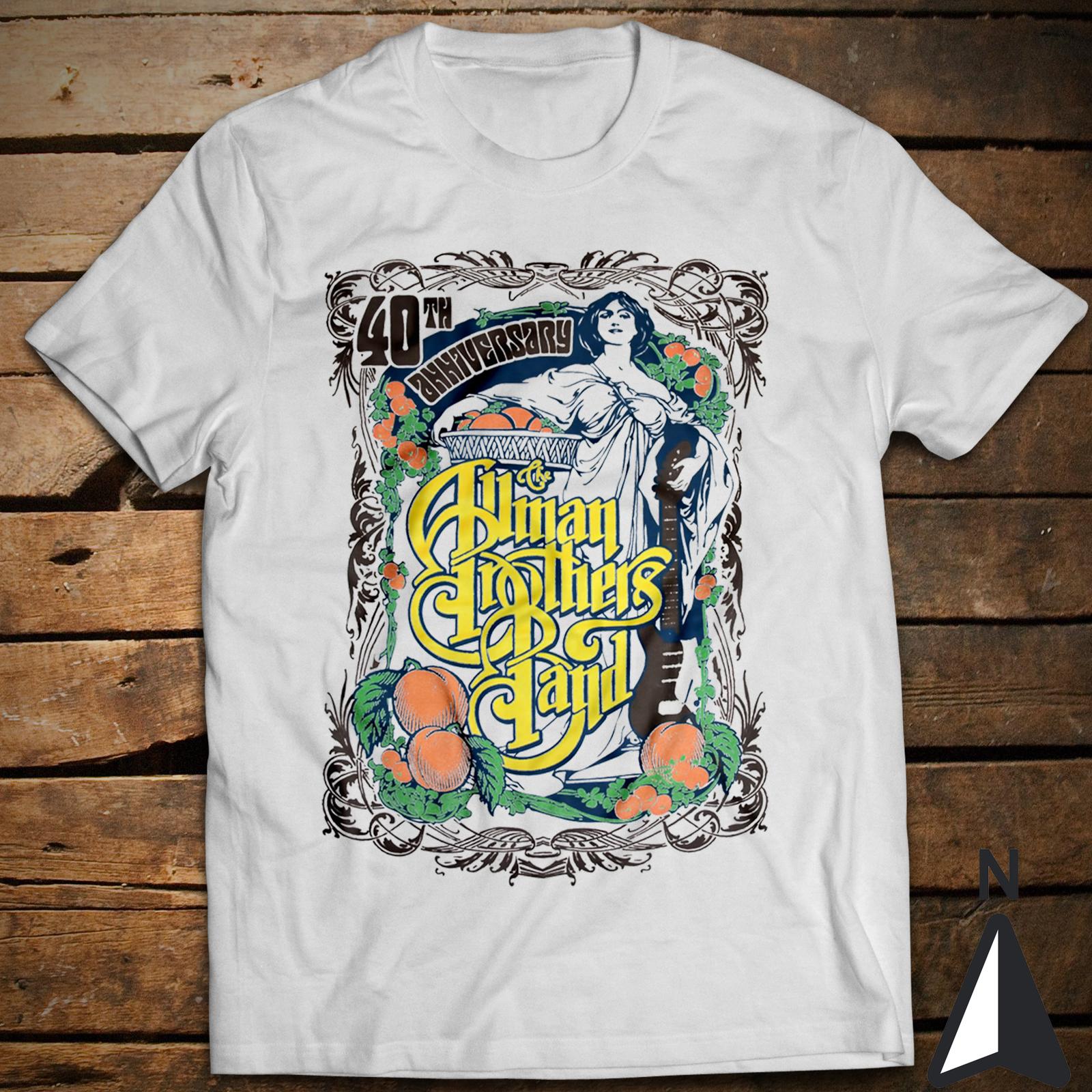 Rhythm Tune Rock T-shirt The Allman Brothers Band 40th Anniversary Gregg Allman S