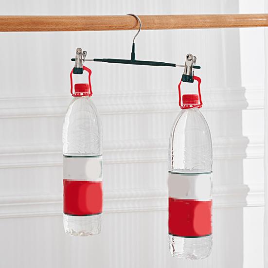 2 stk Tørre klær Solid konstruksjon Praktisk Sterk bæreevne Hjem Hotell Vaskeri Klesklype Tørkehengere Bukseklemmer