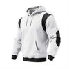 Men's Colorblock Sweatshirt Hoodie Men's Sports Large Size Casual Sweatshirt