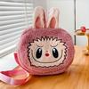 Gentuta de Plus Fluffy Crossbody Bag Adjustable Strap Kids Girls Gift 26*29*11cm Pink