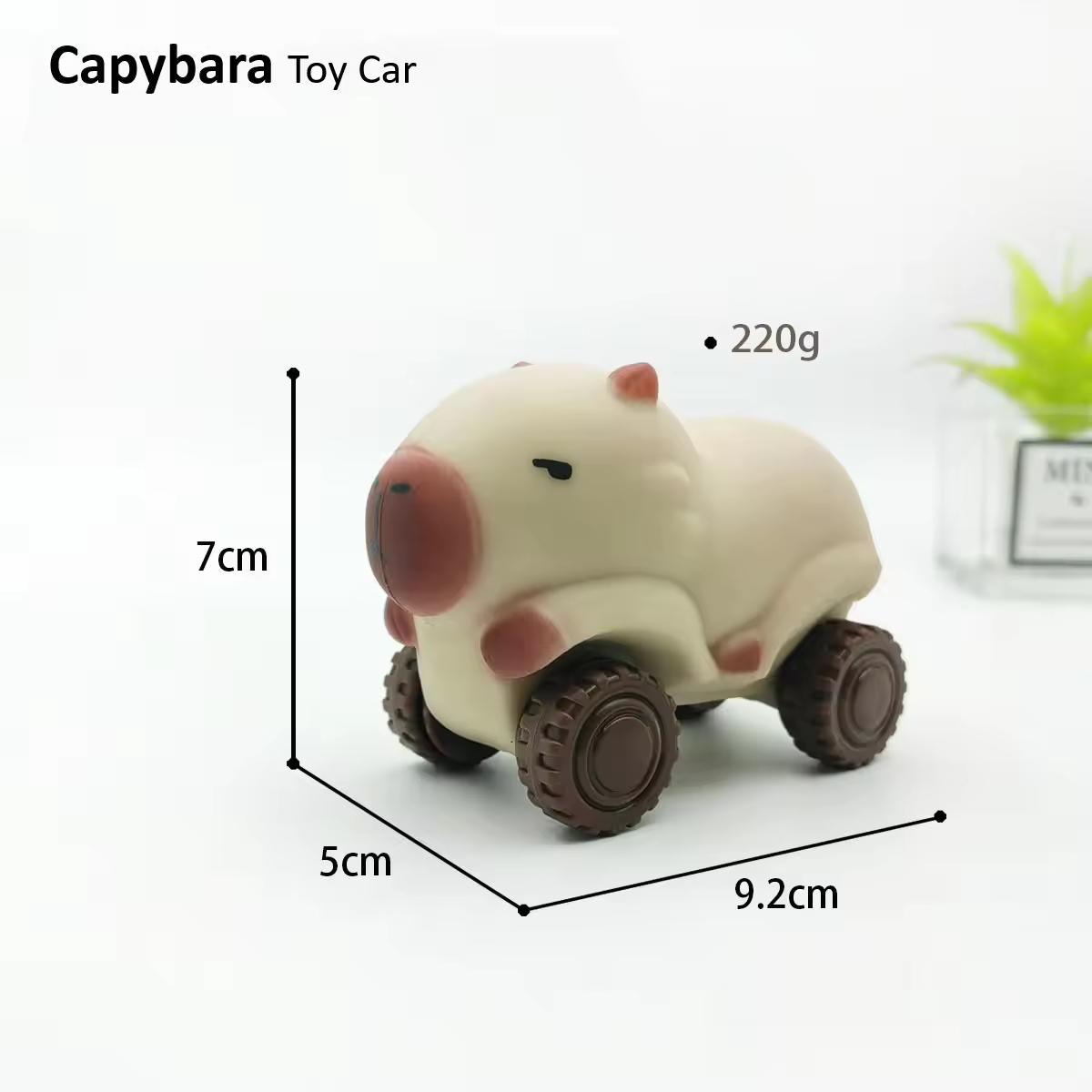 

Kapybara Transforming Car Tpr Pull & Press Stress Ease Fidgeting Kids Deformation Stretch Car Decompression Rally Pinching Car
