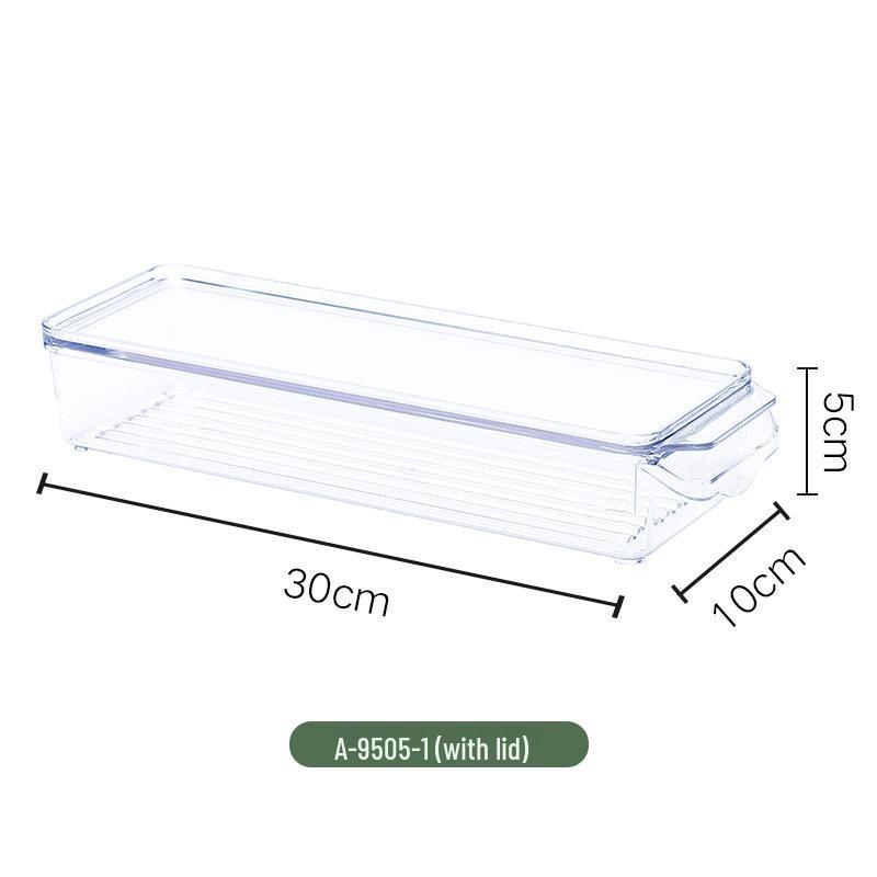 Refrigerator Organizer Box - Plastic Storage for Fresh Fruits, Vegetables, and Kitchen Ingredients