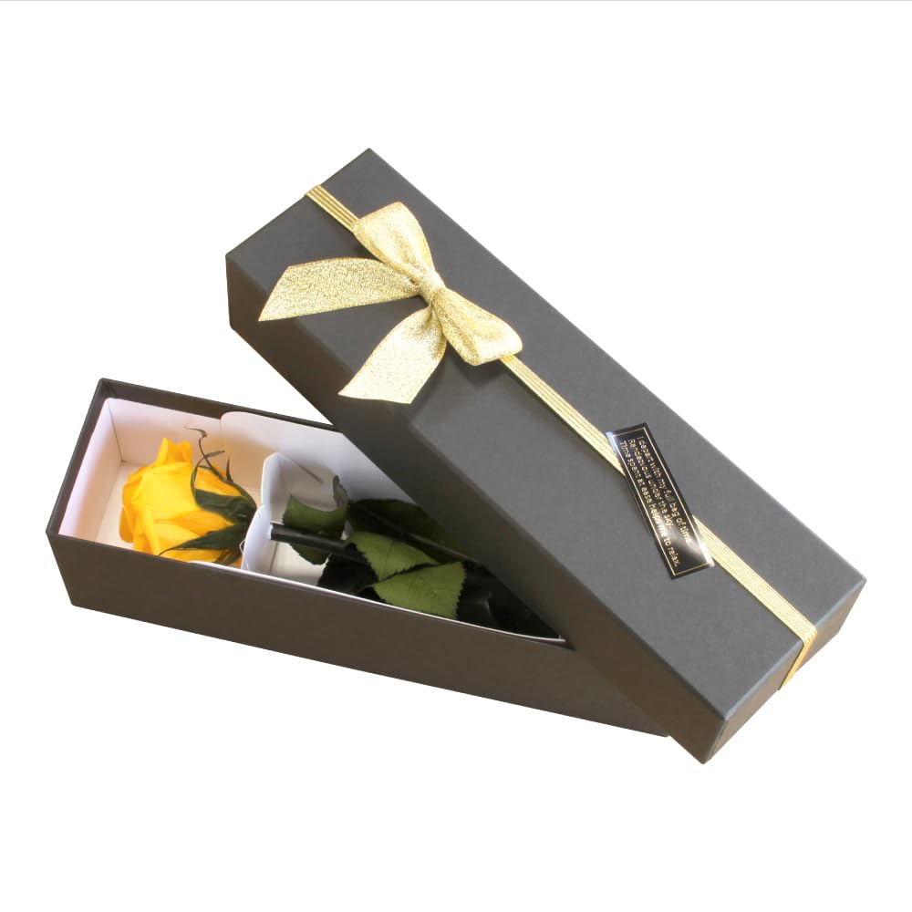 

Preserved flowers, single yellow rose, perfect as a gift for celebrations, anniversaries, birthdays, Mother s Day, or any occasion. Perfect as a