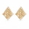 2026 New Diamond-Shaped Sequin Zircon Versatile Non-Fading Tassel Earrings Fashionable French Retro Women'S Earrings