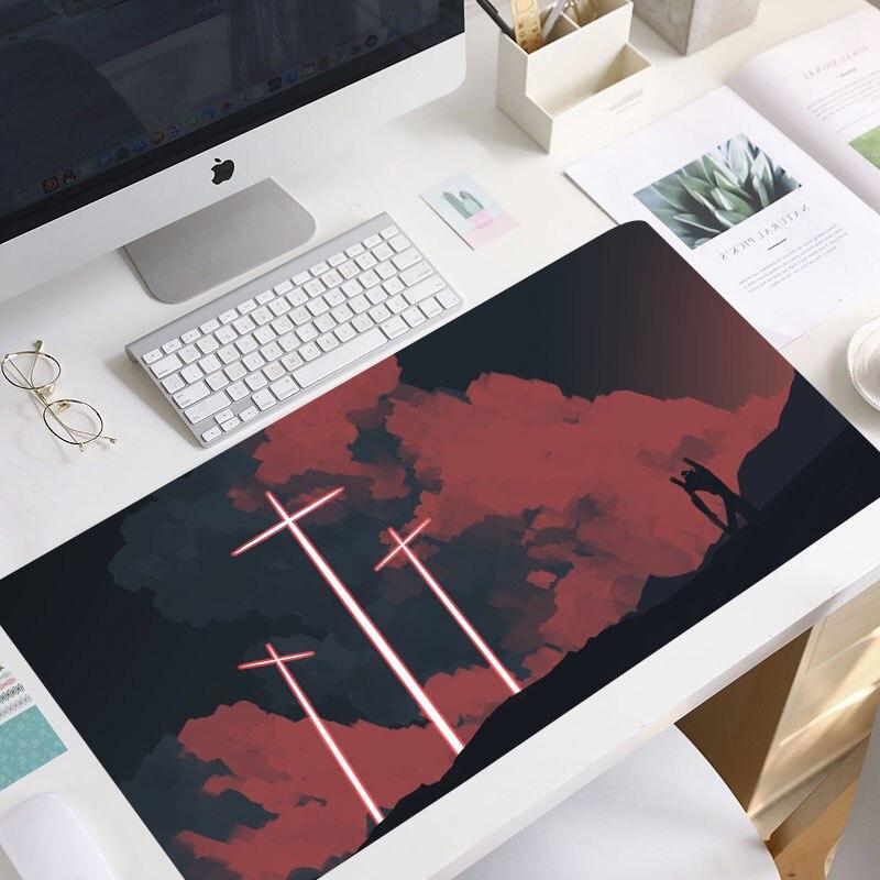 Mouse Pad Evangelion Logo Computer Laptop Anime Keyboard Mouse Mat Large Mouse Pad Gamer Mouse Pad Keyboard Laptop Mouse Pad Mat