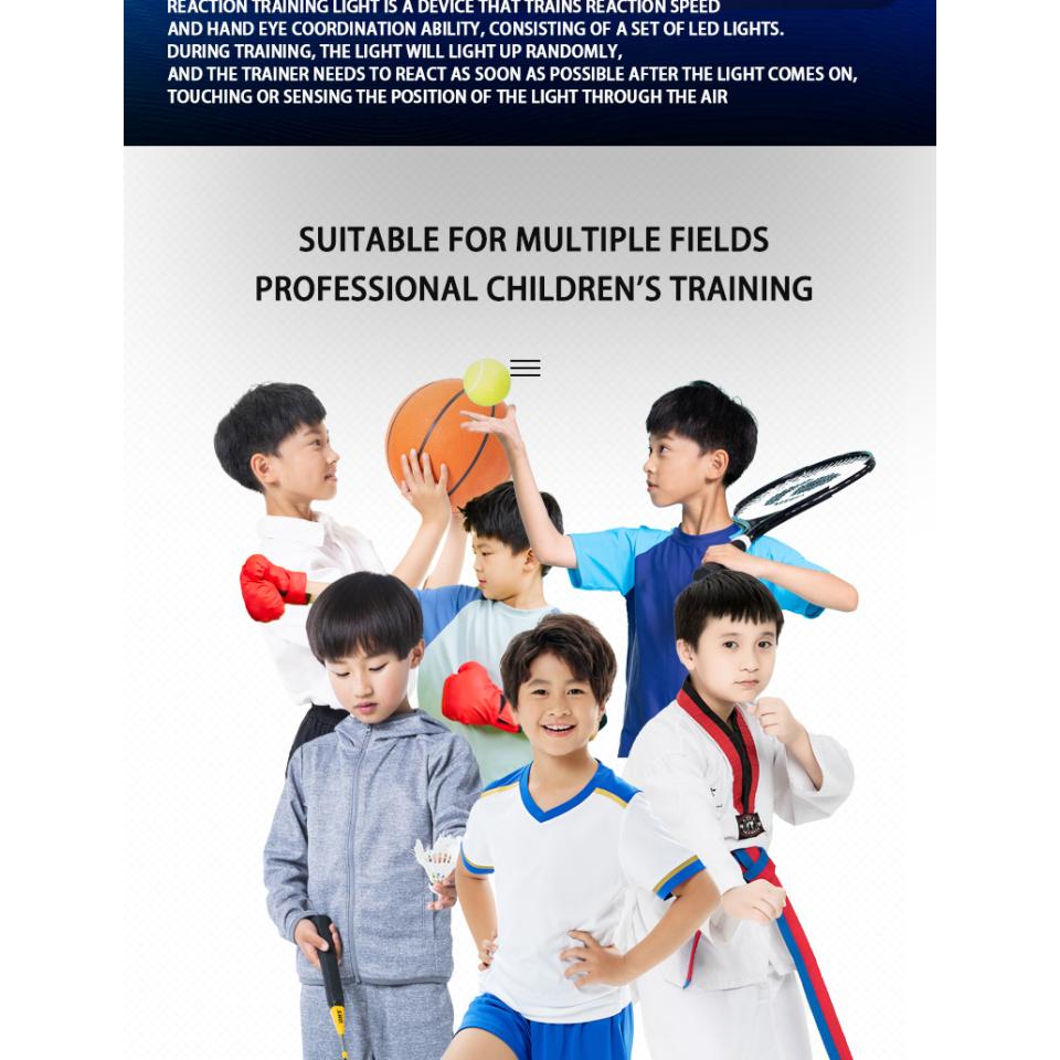 Response Agility Training Light, Children's Physical Fitness Training, Remote Control To Control Light Operation