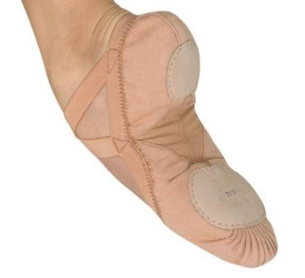 BLOCH Pro Elastic Baletní Velikosti Tělová Béžová Plátěnky, 25cm, 25.5cm, 26cm, 26.5cm, 27cm, 27.5cm, (Svěží béžová, 8,5 cm (28 cm))