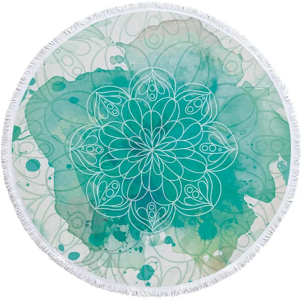Beach Leisure Resort Creative Beach Towel Microfiber Round Swimming Towel Mandala Yoga Mat Adult Large Round Bath Towel