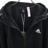 unused adidas training Long sleeve Zip hoodie Setup O black Mesh lining Men's Used
