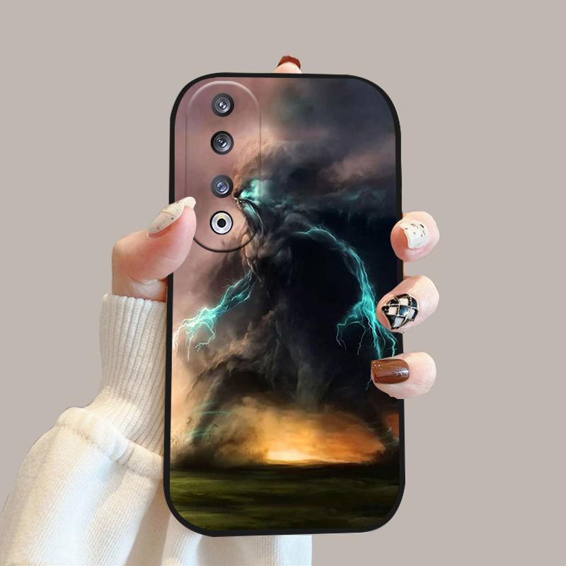 For Honor 90 5G Cases REA-AN00 Fashion Color Printing Soft Silicone TPU Phone Coque Cover For Honor 90 Pro Phone Bumper Case