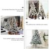 Artificial Flocked Christmas 60cm Indoor Outdoor Holiday Decor Xmas Tree Decoration Simulation Xmas Tree Ornament Festive Scene