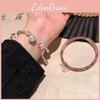 Amber Stylish Ping An Knot Bracelet For Women Spring 2024 New Chinese Ethnic Wind
