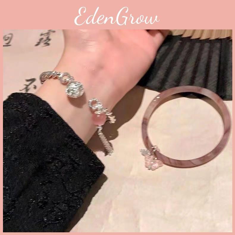 Amber Stylish Ping An Knot Bracelet For Women Spring 2024 New Chinese Ethnic Wind